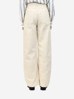 Ecru Low Curve jeans - size UK 6 Trousers Agolde 
