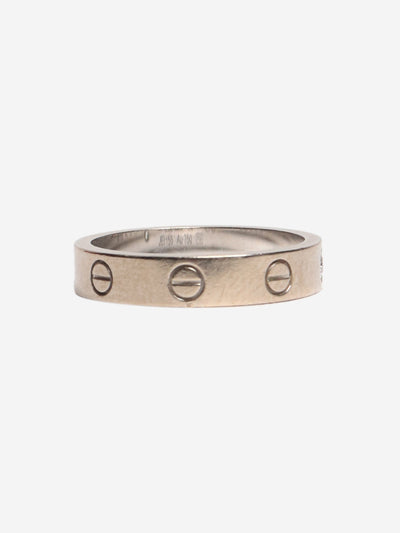 White Gold love ring Rings Cartier 