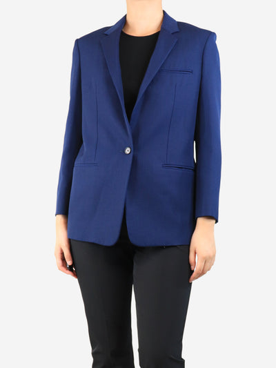 Blue wool blazer - size UK 14 Coats & Jackets Celine 