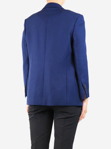 Celine Blue wool blazer - size UK 14