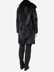 Joseph Black goatskin coat - size UK 10
