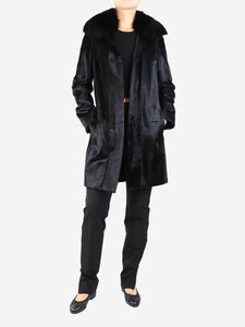 Joseph Black goatskin coat - size UK 10