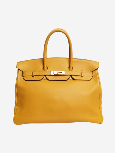 Jaune Ambre 2009 Birkin 35 bag Top Handle Bags Hermes 