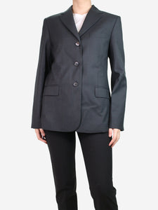 LESYANEBO Grey wool blazer - size S