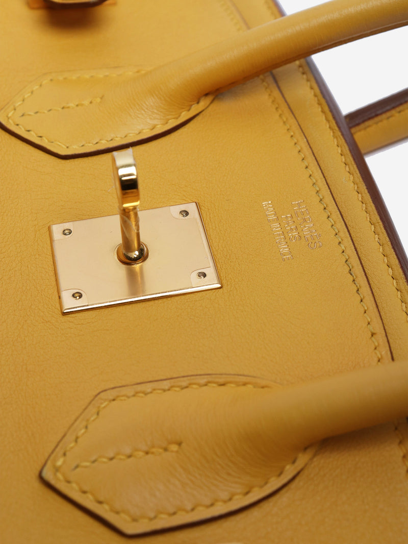 Jaune Ambre 2009 Birkin 35 bag Top Handle Bags Hermes 