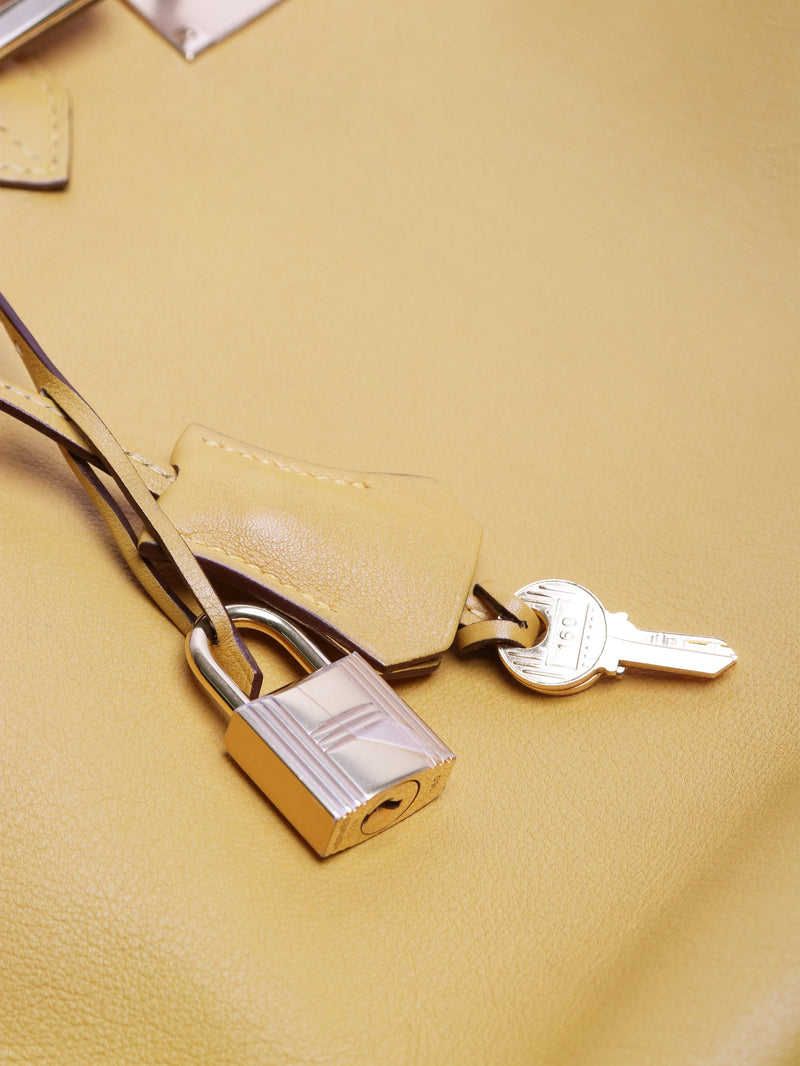 Jaune Ambre 2009 Birkin 35 bag Top Handle Bags Hermes 