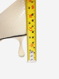 Cream elaphe Scarlett 50 pumps - size EU 40.5 Heels Jimmy Choo 