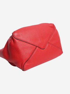 Red leather top handle bag Top Handle Bags Prada 
