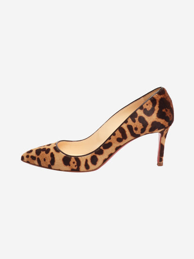 Brown pony hair leopard Kate pumps - size EU 40 (UK 7) Heels Christian Louboutin 