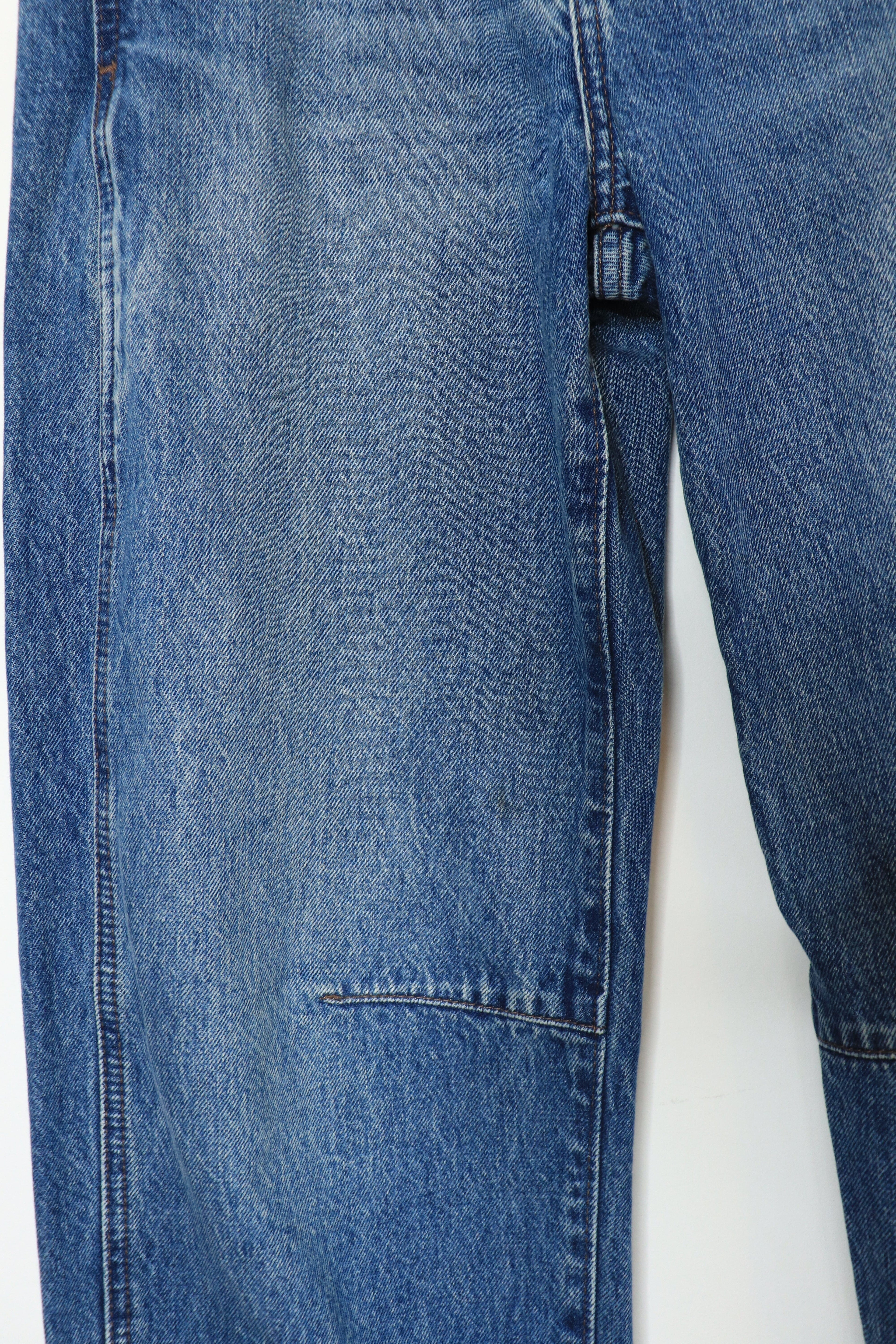 Blue high-rise barrel-leg jeans - size XS Denim AG Jeans 