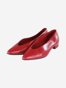 Loro Piana Red Rebecca ballerina flat shoes - size EU 38.5