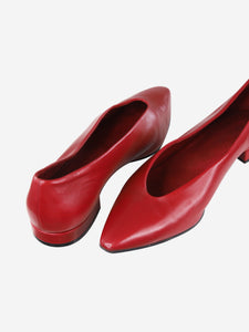 Loro Piana Red Rebecca ballerina flat shoes - size EU 38.5