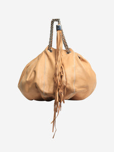 Chanel Brown Sac Cordon leather bag