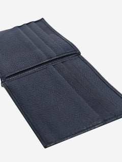 Navy grained leather money clip wallet Wallets, Purses & Small Leather Goods Prada 