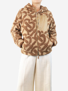 Burberry Brown teddy fleece jacket - size S