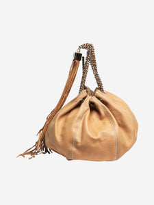 Chanel Brown Sac Cordon leather bag