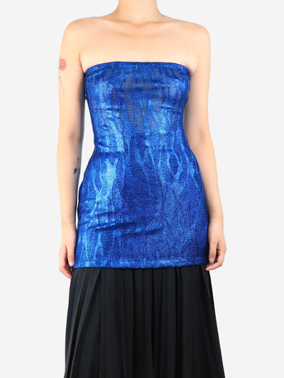 Missoni Blue lurex cover-up top - size UK 10 Tops Missoni 