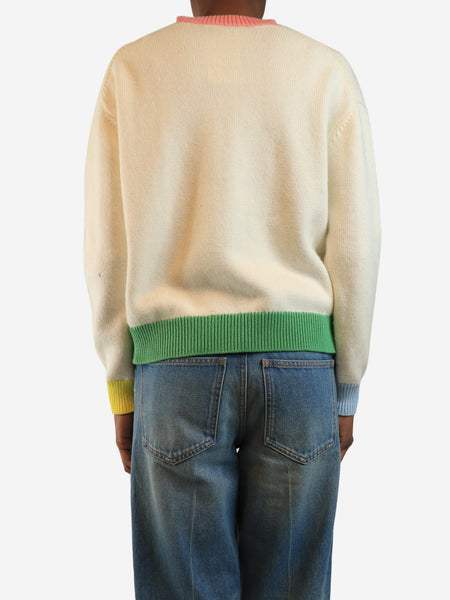 Cream banana phone jumper - size XS alternate image