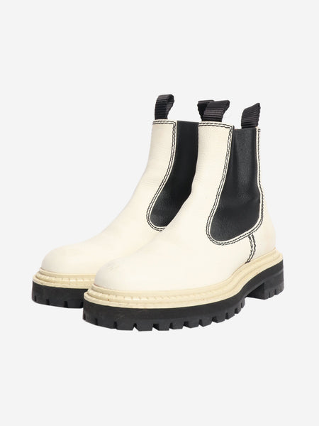 Off-white Chelsea boots - size EU 37.5 alternate image