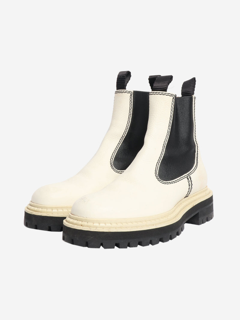 Off-white Chelsea boots - size EU 37.5 Boots Proenza Schouler 