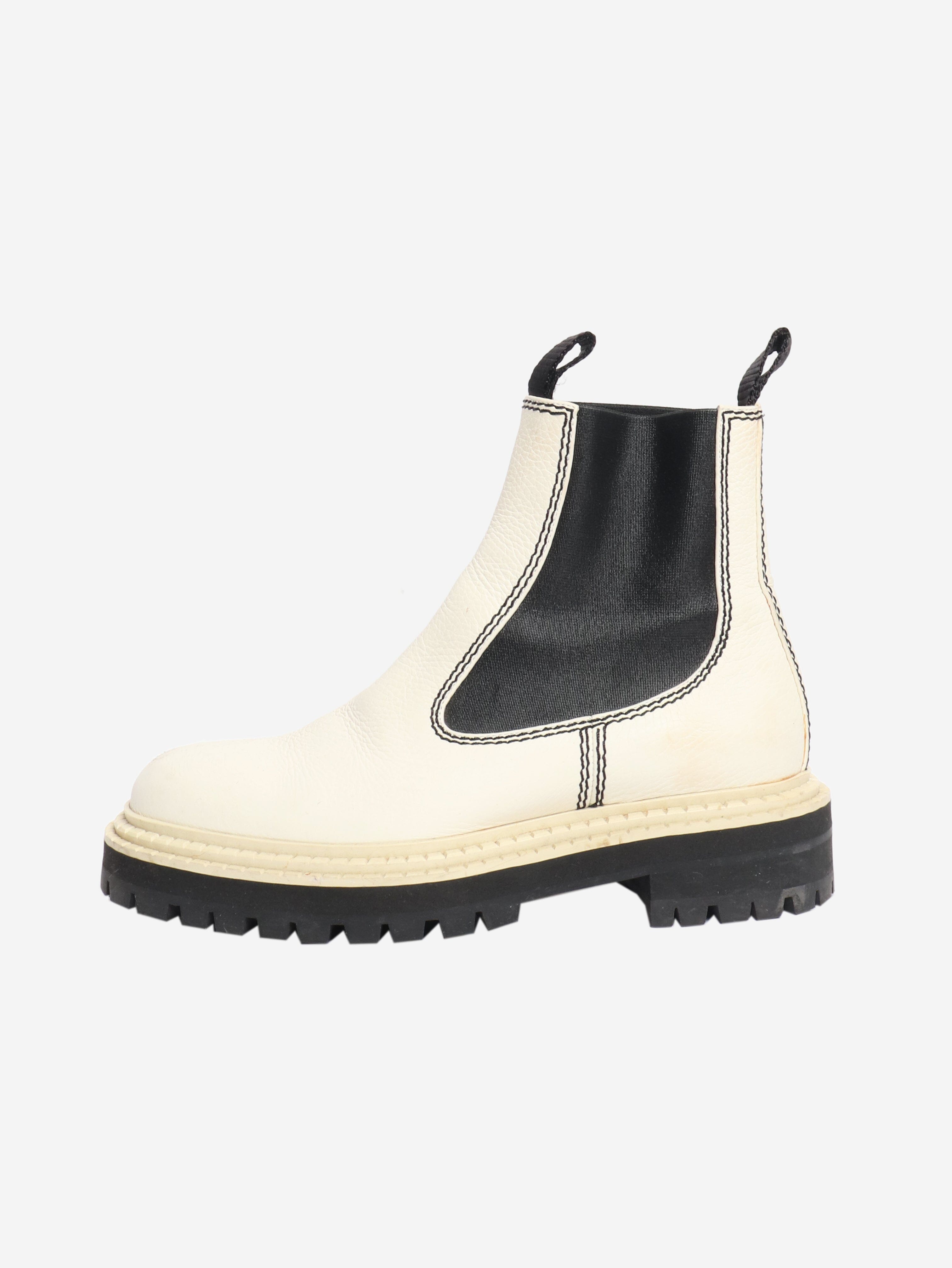 Off-white Chelsea boots - size EU 37.5 Boots Proenza Schouler 