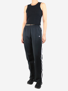 Black sport trackpants - size UK 8 Trousers Anine Bing 