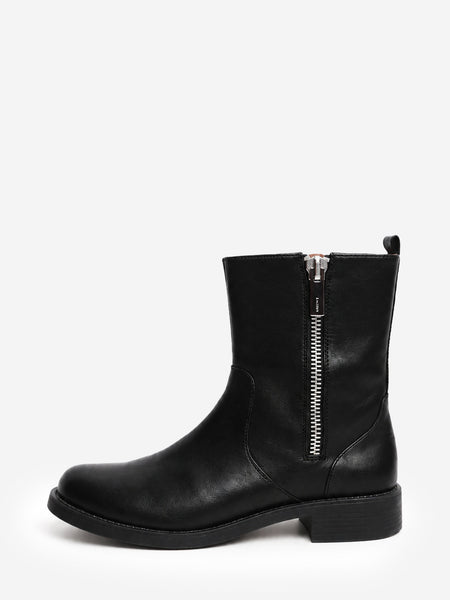 Black flat ankle boots - size EU 38 product image