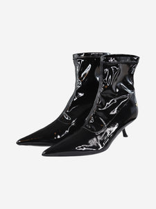Anine Bing Black patent ankle boots - size EU 38