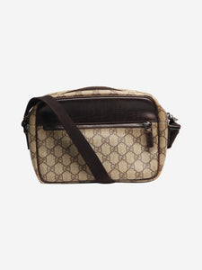 Gucci Brown GG Supreme shoulder bag