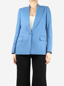 Stella McCartney Blue azure wool blazer - size UK 10