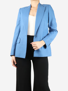 Stella McCartney Blue azure wool blazer - size UK 10