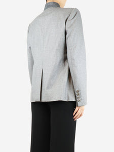 Stella McCartney Grey wool blazer - size UK 12