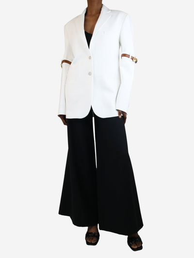 White oversized tailored blazer - size UK 6 Coats & Jackets Coperni 