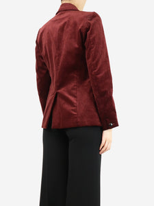 Isabel Marant Etoile Burgundy corduroy jacket - size UK 10