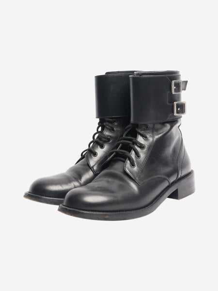 Black Patti combat boots - size EU 37 alternate image