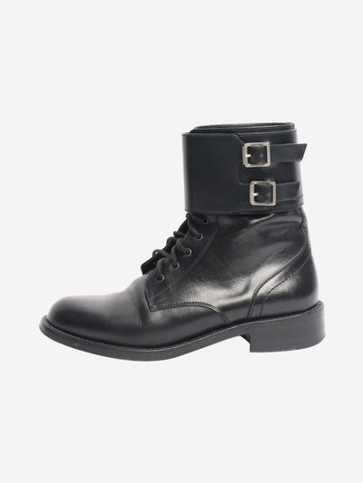 Black Patti combat boots - size EU 37 Boots Saint Laurent 