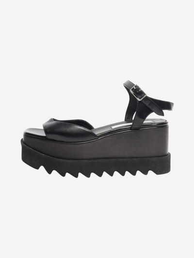 Black platform sandals - size EU 37.5 Flat Shoes Stella McCartney 