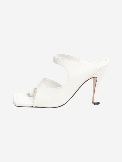 White heeled mules - size EU 37.5 Heels Bottega Veneta 