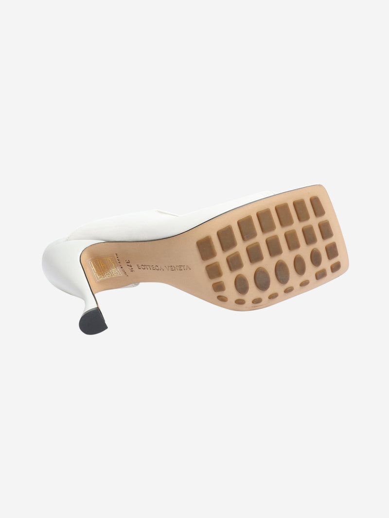 White heeled mules - size EU 37.5 Heels Bottega Veneta 