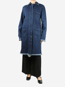 Marques / Almeida Blue denim overcoat - size XS