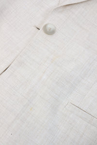 Joseph Neutral linen-blend suit set - size UK 10