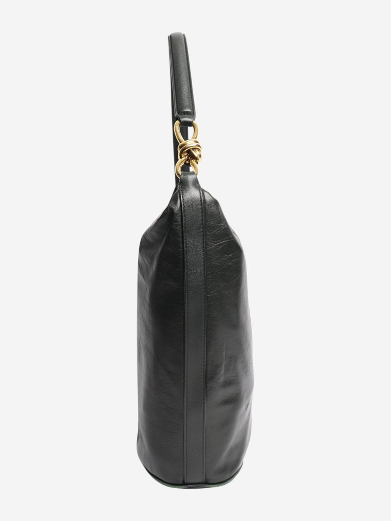 Dark green leather knot shoulder bag Bags Bottega Veneta 