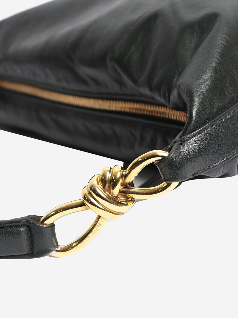 Dark green leather knot shoulder bag Bags Bottega Veneta 