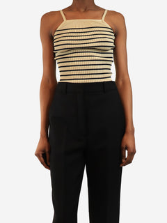 Neutral striped tank top - size S Tops Low Classic 