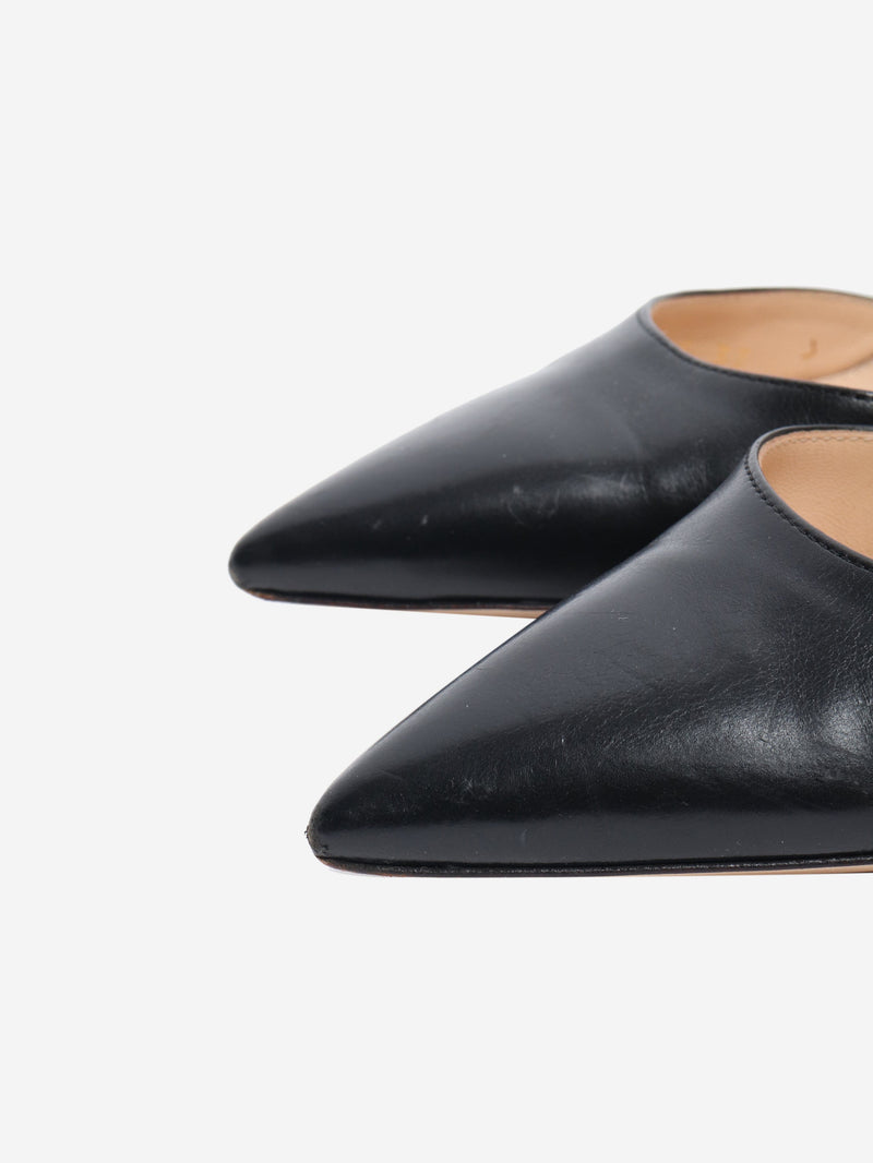 Black Virtua mules - size EU 37 Heels Gianvito Rossi 