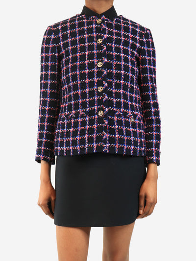 Black tweed jacket and waistcoat set - size UK 6 Sets Chanel 