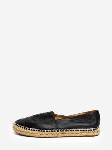Black lambskin CC espadrilles - size EU 42 Flat Shoes Chanel 