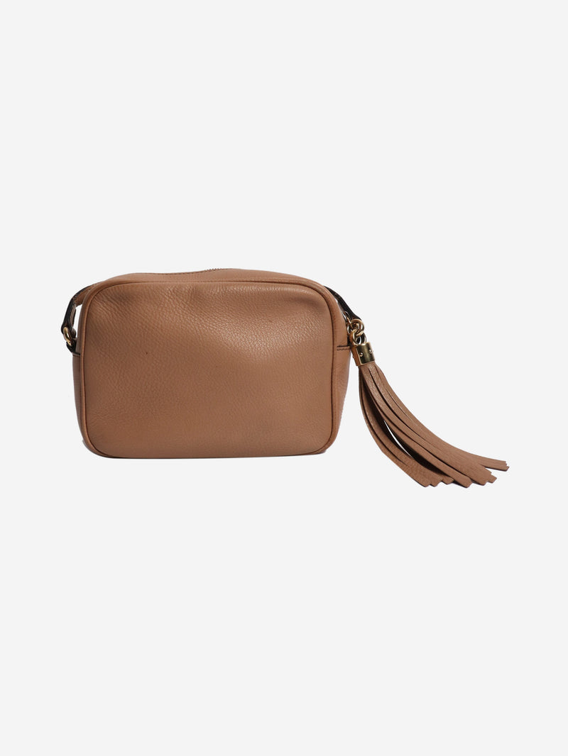 Beige soho disco leather camera cross-body bag Cross-body Bags Gucci 
