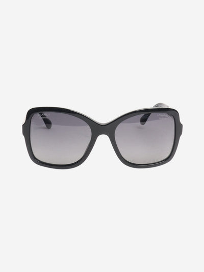 Black polarized square frame sunglasses Sunglasses Chanel 