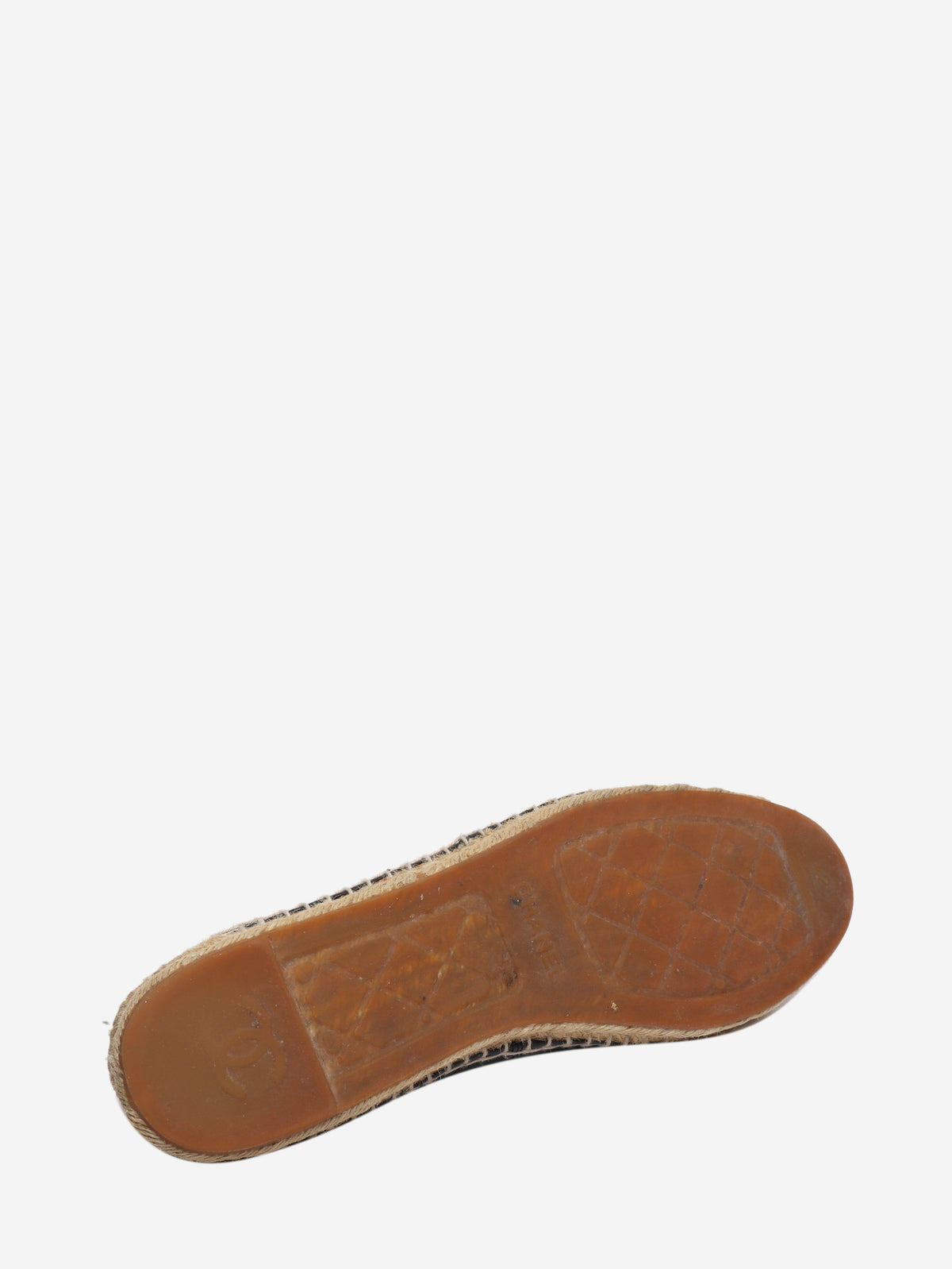 Black lambskin CC espadrilles - size EU 42 Flat Shoes Chanel 